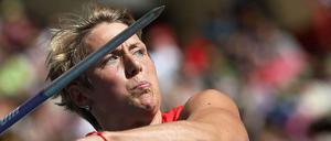 Christina Obergföll, 31, hat in in ihrer Karriere als Speerwerferin schon viel gewonnen – nur ein Titel bei einer großen Meisterschaft fehlt der Offenburgerin noch. Die Silbermedaillengewinnerin von London überstand die Qualifikation am Freitag problemlos.