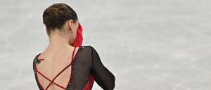 Nach tagelangem Trubel wurde. Kamila Walijewa vom Russischen Olympischen Komitee Vierte im Einzel.