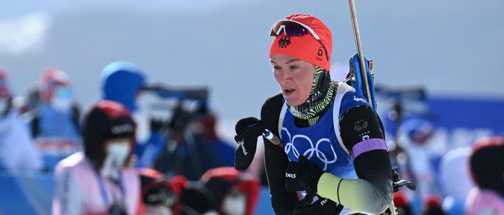 Mit ihrem überraschenden Gold-Coup über 15 Kilometer sorgte Denise Herrmann für den Glanzpunkt.
