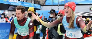Rodlerin Natalie Geisenberger ist mit insgesamt sechs Olympiasiegen die erfolgreichste deutsche Winterolympionikin.