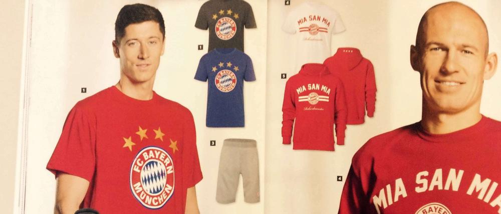 Geschmackssache. Die Bayern Models Lewandowski (l.) und Robben.