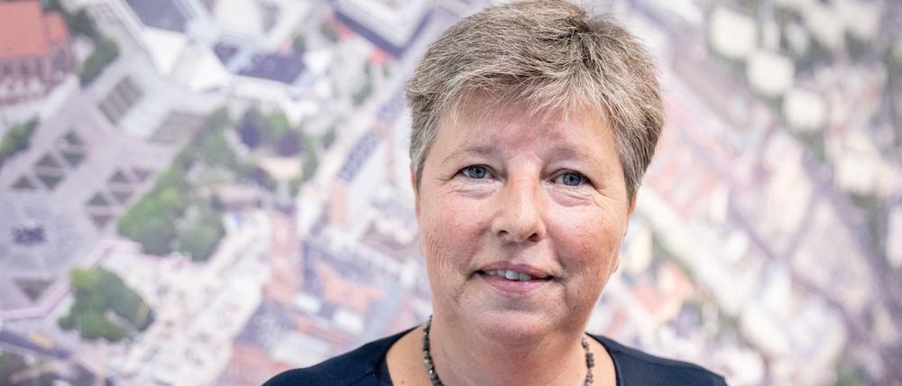 Katrin Lompscher (Linke), Senatorin für Stadtentwicklung und Wohnen, hofft auf den Mietendeckel.