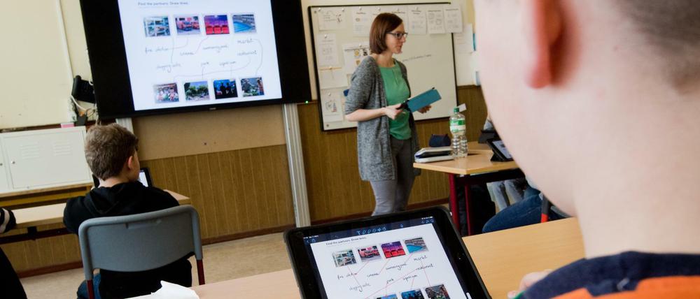 Fünf Milliarden Euro gibt es vom Bund für den Digitalpakt für die Schulen.