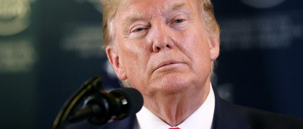 US-Präsident Donald Trump in Davos.