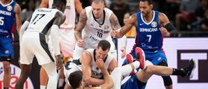 Erneut agierte die deutschen Basketballer unklug und unglücklich. 