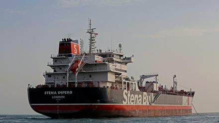 Der britische Tanke Tanker "Stena Impero".