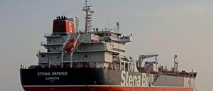 Der britische Tanke Tanker "Stena Impero".
