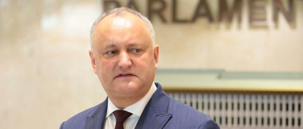 Der moldauische Präsident Igor Dodon