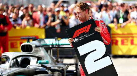 Frustriert. Sebastian Vettel hatte seine Emotionen nach dem Rennen nicht im Griff.