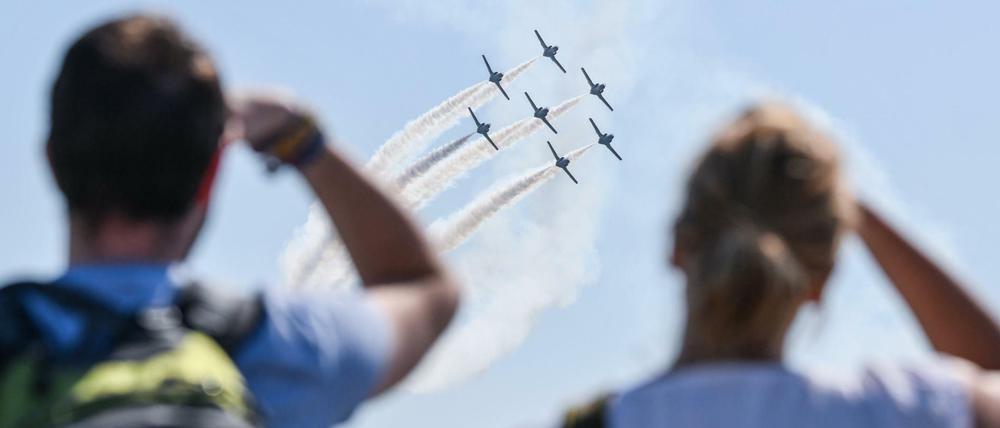 Luftnummer mit Bodenhaftung. Bis mindestens 2030 soll die ILA mit ihren Flugschauen fortgesetzt werden. 