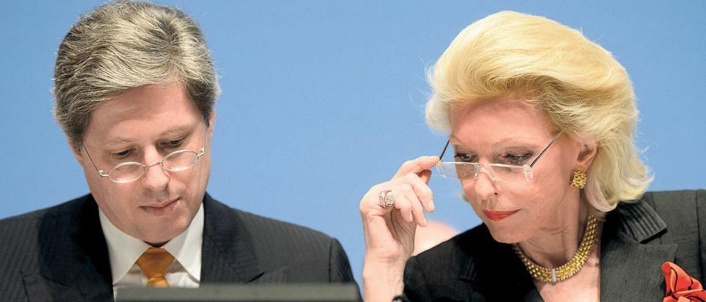 Georg und Maria-Elisabeth Schaeffler, deren Unternehmen zuletzt massiv an Wert verlor.
