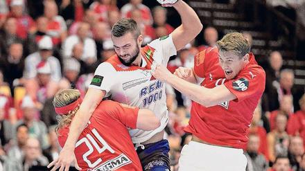 Der Kampf um Gold: In der Vorrunde trafen die Finalisten der Handball-WM schon einmal aufeinander. Damals waren die Dänen erfolgreich.