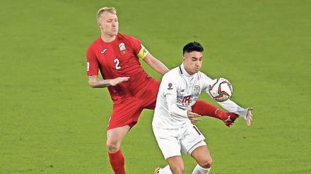 Patrick Reichelt, 30, (rechts) spielte unter anderem für den TSV Rudow. Seit sechs Jahren ist der Sohn einer philippinischen Mutter Nationalspieler.