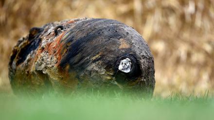 Im Jahr 2018 wurden in Brandenburg knapp 300 Tonnen Kampfmittel gefunden.