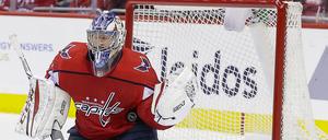 Das lief nicht. Grubauer patzte in den ersten Play-off-Spielen gegen Columbus.