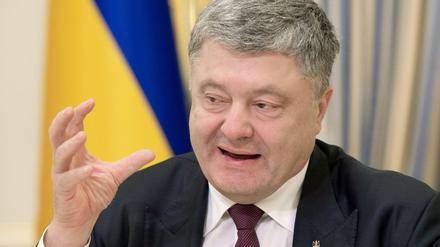 Der ukrainische Präsident Petro Poroschenko. 