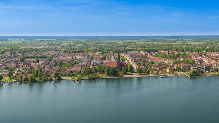 Die Stadtansicht von Neuruppin. 
