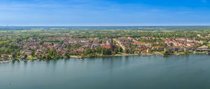 Die Stadtansicht von Neuruppin. 