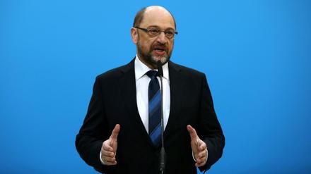 SPD-Parteichef Martin Schulz. 