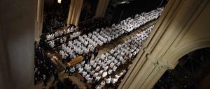 Spitzenköche aus der ganzen Welt kamen in weiß.