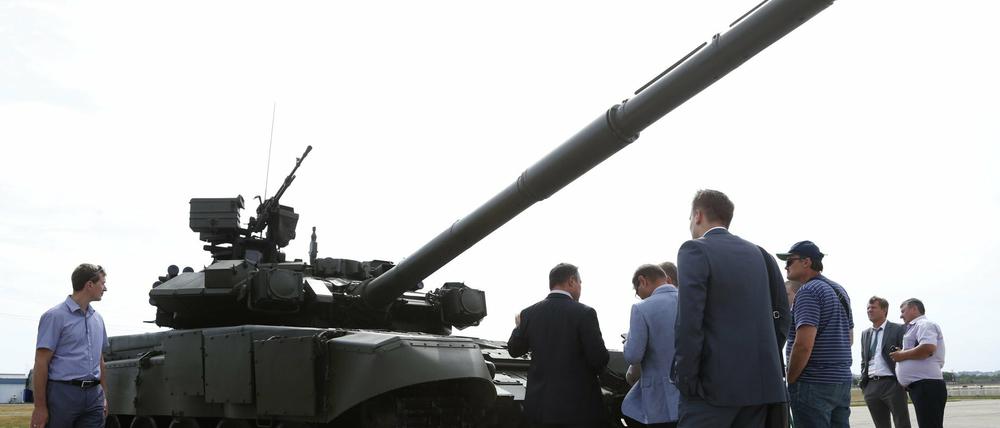 Während weltweit der Handel mit Waffen sinkt, haben russische Firmen mehr Geld mit Rüstungsgütern gemacht.