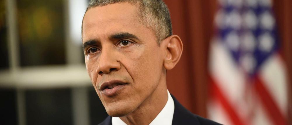 US-Präsident Barack Obama bei seiner Rede an die Nation