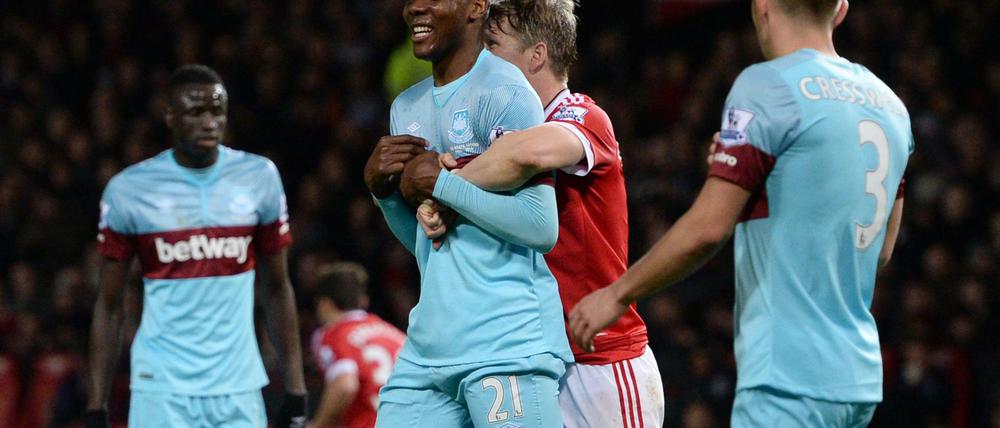 Bastian Schweinsteiger leistete sich einen üblen Fehltritt gegen West Ham United.