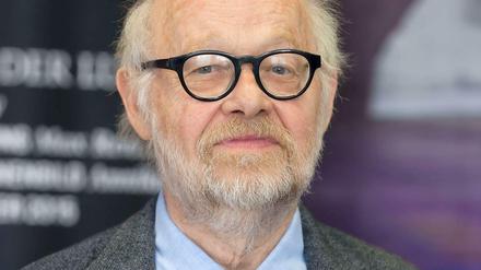 Jürgen Flimm auf der Jahrespressekonferenz der Staatsoper im April.