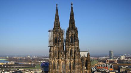 Die Fassade des Doms in Köln fotografiert am 05.03.2013.