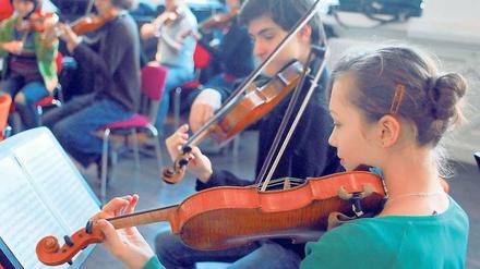 Im Profil. Musikbetonung für 5. Klassen gibt es an drei Gymnasien. 