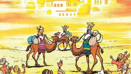 Die Digedags auf großer Reise. Johannes Hegenbarth dichtete: „Ein Ritter, der den Weg nicht kennt, kommt niemals in den Orient.“ Nun ist der Erfinder der grenzenlosen Fantasie gestorben.