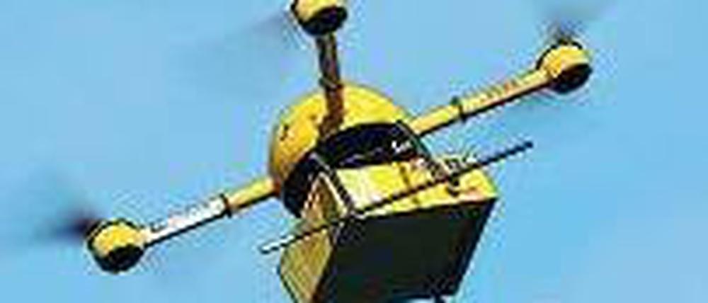 Himmelhoch. Die DHL-Postdrohne.