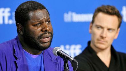 "Die Debatte beginnt gerade erst", sagt Steve McQueen (links) bei der Pressekonferenz zu "12 Years a Slave".