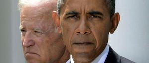 US-Präsident Barack Obama mit seinem Vize Joe Biden.