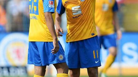 Erfolglos im Oberhaus. Aufsteiger Eintracht Braunschweig wartet weiter auf die ersten Punkte. 
