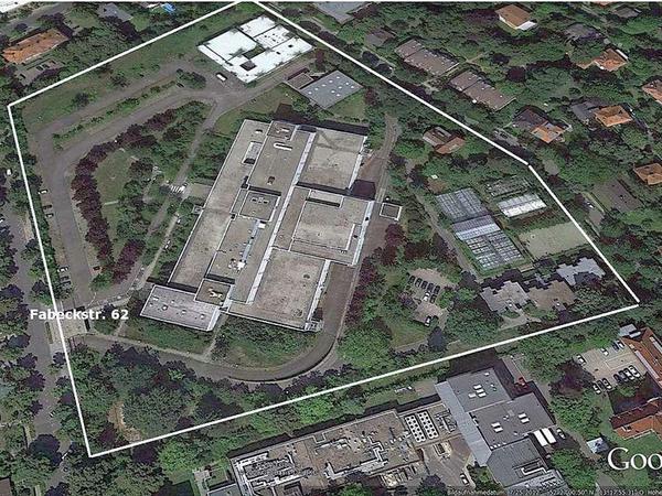 Das Grundstück an der Fabeckstraße umfasst rund 50000 Quadratmeter