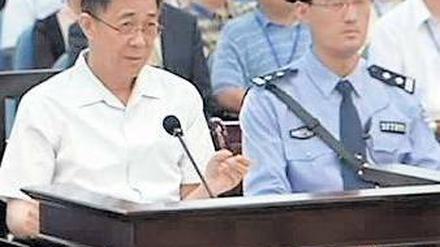 Vor Gericht. Das Urteil gegen Bo Xilai wird im September erwartet.Foto: Reuters