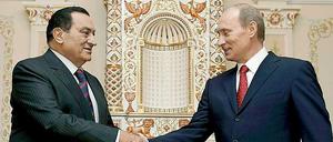 Hosni Mubarak und Wladimir Putin
