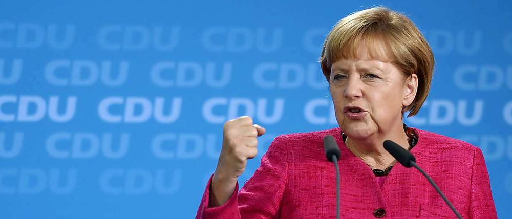 Zu sicher? Angela Merkel.