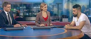 Zurückgerudert - zumindest ein bisschen: Bushido im TV-Interview. 