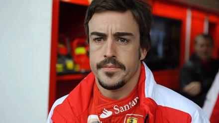 Fernando Alonso scheint sich bei Ferrari nicht mehr wohlzufühlen.