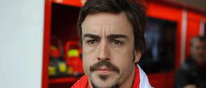 Fernando Alonso scheint sich bei Ferrari nicht mehr wohlzufühlen.