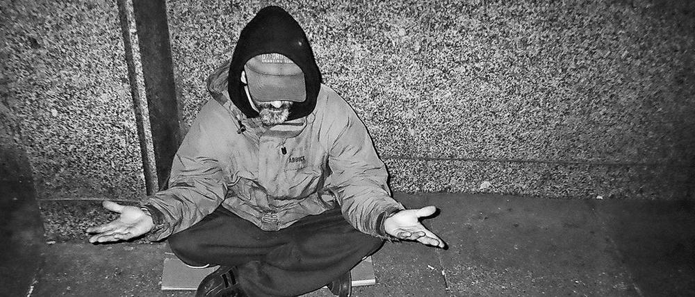 Oktober. Laz Ozerden machte diese Aufnahme in der Nähe von Highbury und Islington Station. "Für mich sagt dieses Bild: Ich bin nichts und ich bin alles."