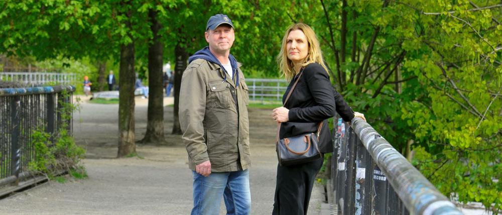 Mission unmöglich? Frank Scheermesser und Sibylle Schmidt wollen Friedrichshain-Kreuzberg für die AfD begeistern.