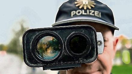 Bitte recht freundlich: Die Polizei ist mit einer Schwerpunktaktion gegen Raser vorgegangen.