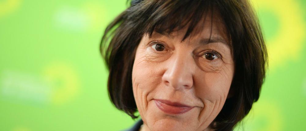Die Europaabgeordnete Rebecca Harms von den Grünen