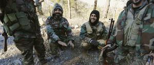 Soldaten von Machthaber Baschar al Assad in Syrien. 