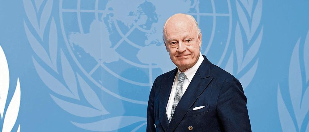 Staffan de Mistura bei den Vereinten Nationen in Genf