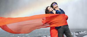 Inder auf Island. Shah Rukh Khan und Kajol Devgan in "Dilwale".