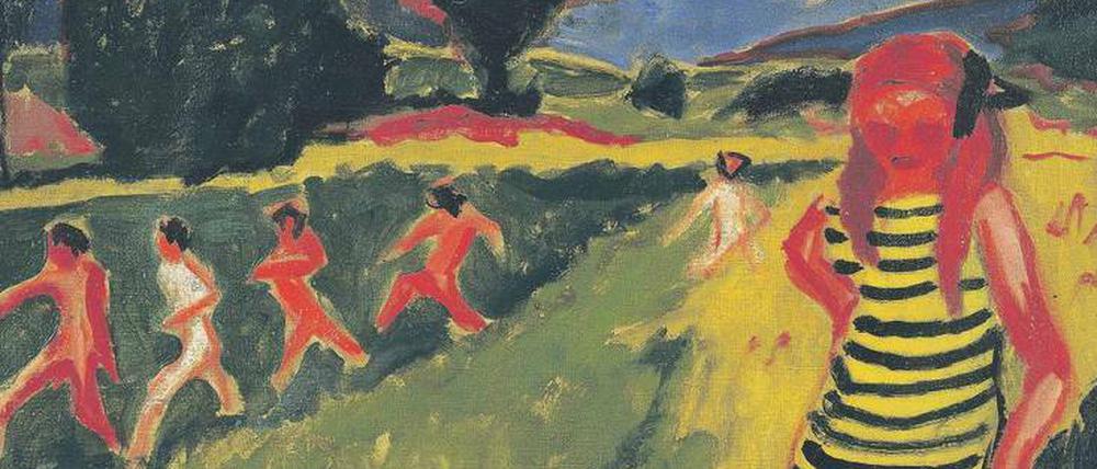 Prunkstück: "Das gelbschwarze Trikot" (1910) von Max Pechstein.